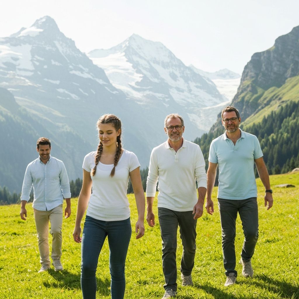 Gesunder Lebensstil in der Natur